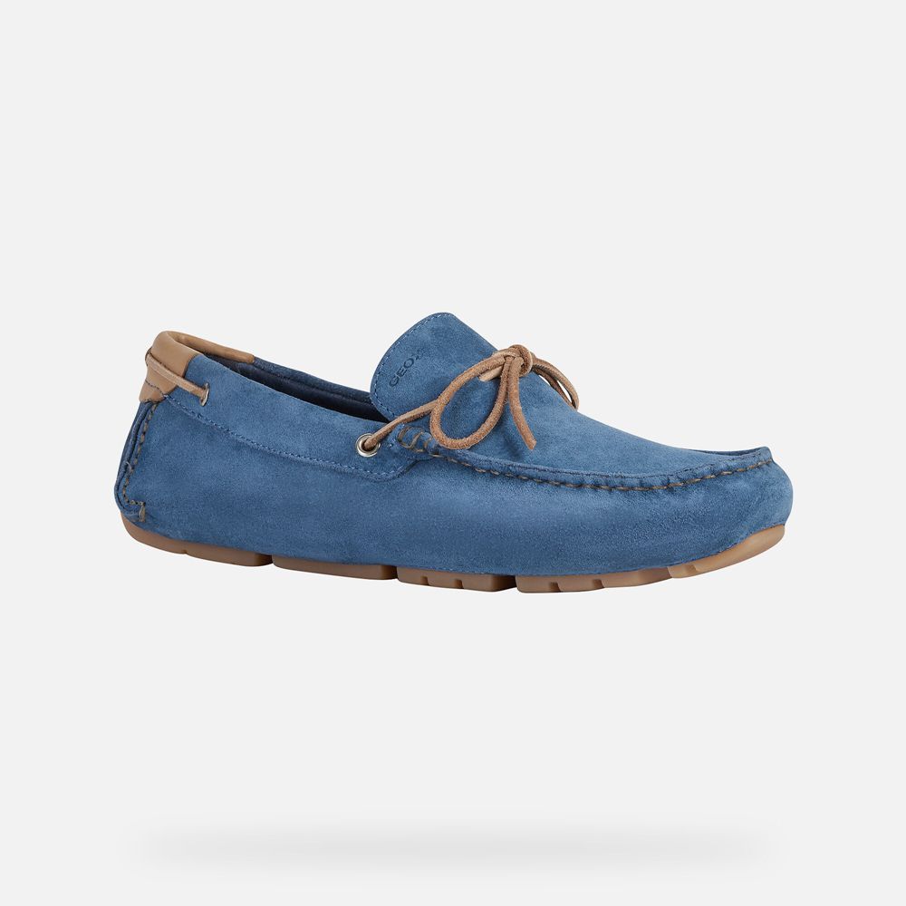 Geox Loafers Blue Melbourne - Geox Mens Shoes - AYRZUG675